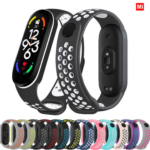 Strap for Mi band 6 7 Bracelet Sport Silicone Miband4 miband