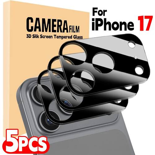5-1pcs Tempered Glass for IPhone 17 ProMax Air Rear Lens