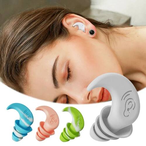Anti Noise Silicone Earplug Sleep Noise Reduction Ear Plug