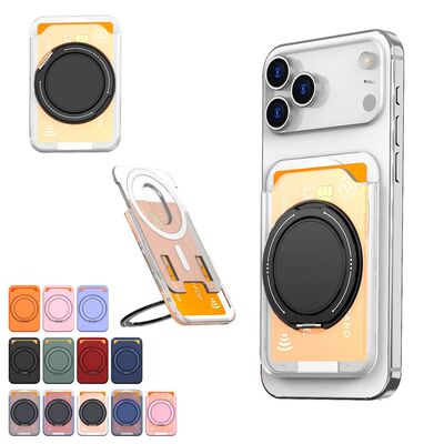 For Magsafe Wallet Slot Card Holder Magnet Magnetic Stand