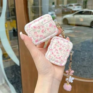 Romantic Pink Flower Earphone Case For Apple For Airpods