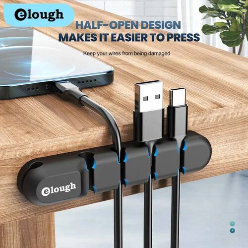USB Cable Organizer Cable Winder Desktop Tidy Management