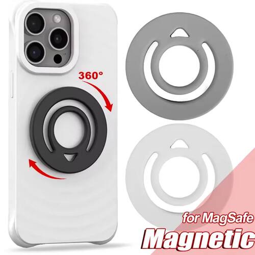 for Magsafe Magnetic Silicone Soft Finger Strap Phone Ring