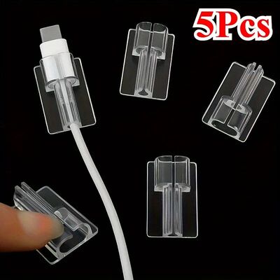 5Pcs Silicone Charger Cable Protector Sleeve Cable Holder