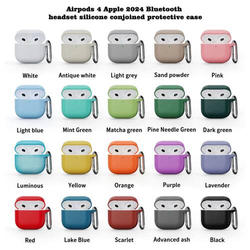 Liquid Silicone Case For Apple AirPods Pro3 4 4th Gen 2024