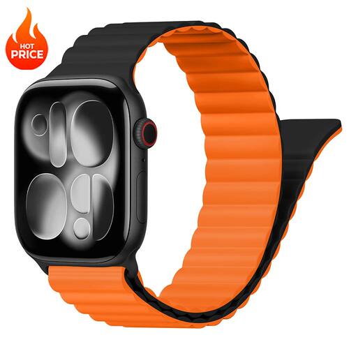 Magnetic Strap For Apple Watch Bands 46mm 45mm 44mm 42mm