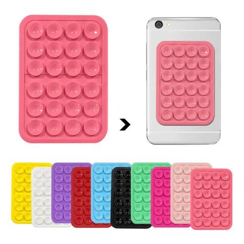 Backed Adhesive Mobile Phone Suction Pad Fixture Suction