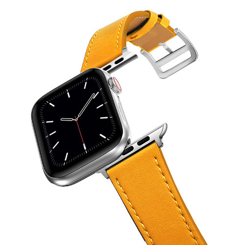 Leather strap For Apple watch band 44mm 45mm 49mm 41mm 40mm