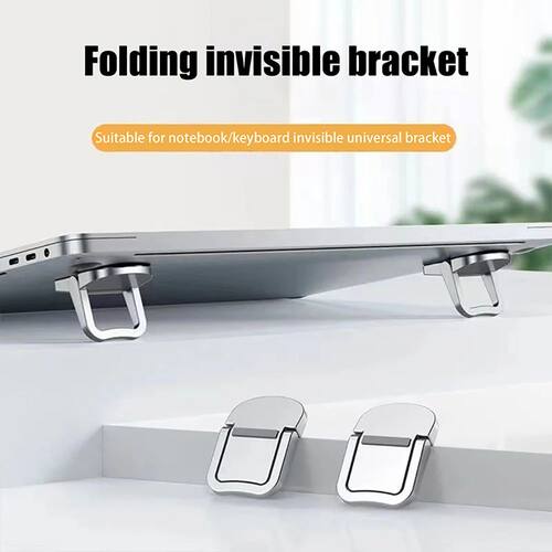 2Pcs Foldable Laptop Holder Portable Computer Keyboard
