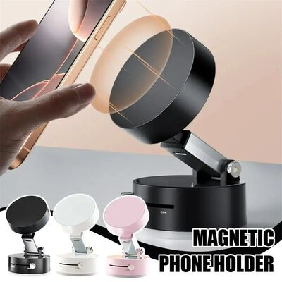 Mobile Phone Vacuum Suction Cup Holder Foldable Desk Stand