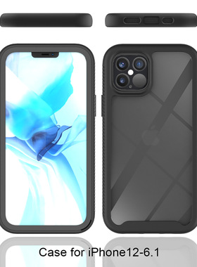 360 Full Body Screen Protector Transparent Case For iPhone