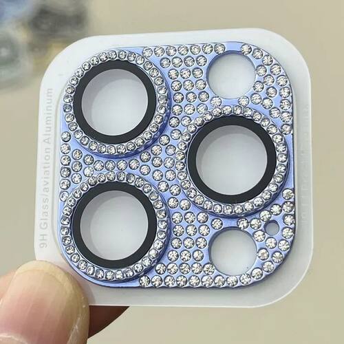 Camera Lens Protector For IPhone 16 15 14 Pro Max Glitter