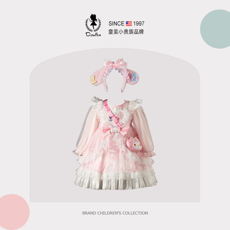 sesameclub系列女童春季新款美乐蒂公主裙儿童生日女孩melody裙子,童装/婴儿装/亲子装,连衣裙,淘宝优惠券,粉丝福利购,淘宝优惠卷