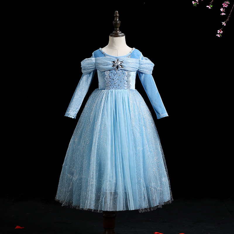 灰姑娘生日礼服爱莎公主裙