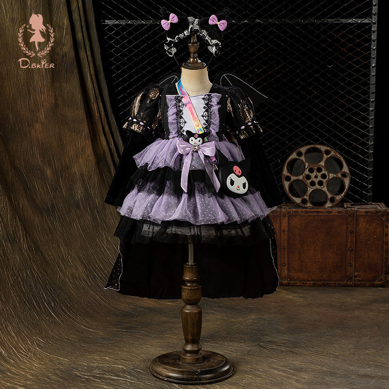 sesameclub女童洛丽塔公主裙春季库洛米衣服生日拖尾高端女孩裙子,童装/婴儿装/亲子装,连衣裙,淘宝优惠券,粉丝福利购,淘宝优惠卷