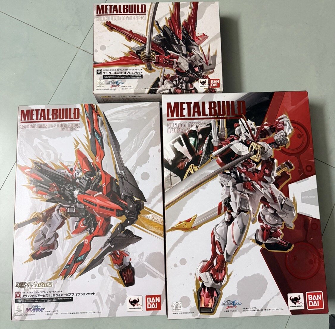 万代METAL BUILD 红异端初版 MB 红迷惘 飞行背包 配件包 现货