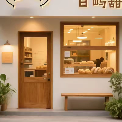 网红门窗定制入户纯实木门窗