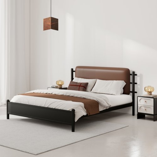 法式中古风铁艺简约1.5单人1.8米双人床儿童公主加厚铁架床单人床