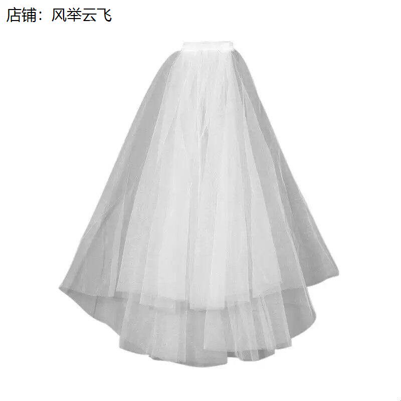 领证登记小头纱短款简约