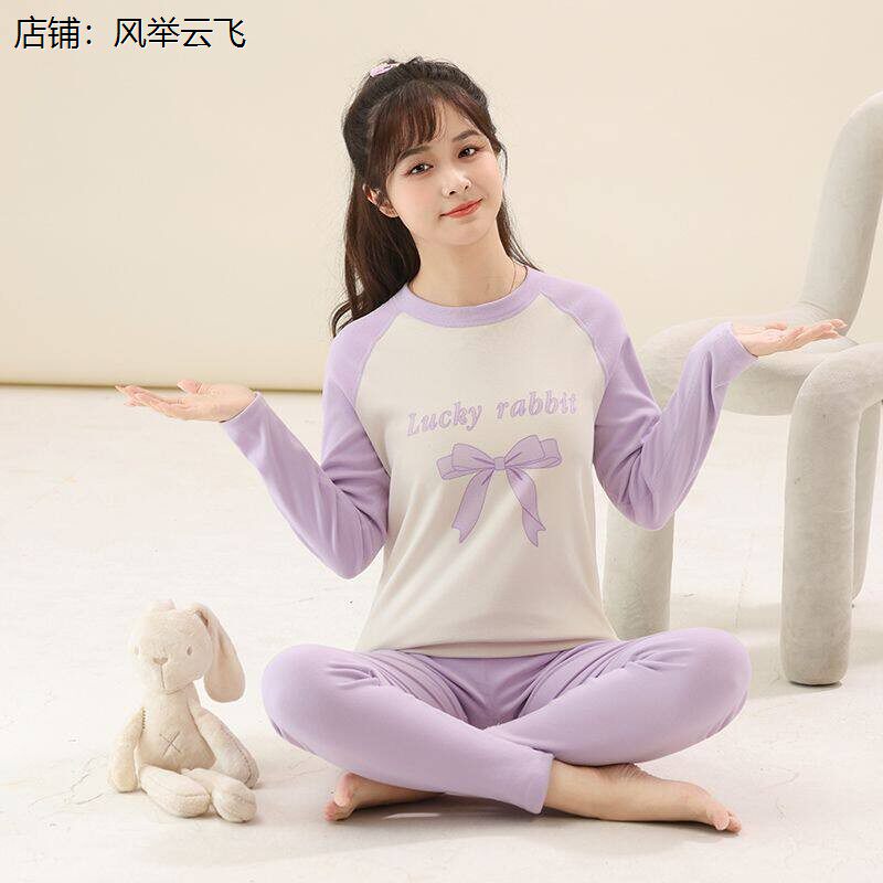 儿童保暖内衣女大童加厚