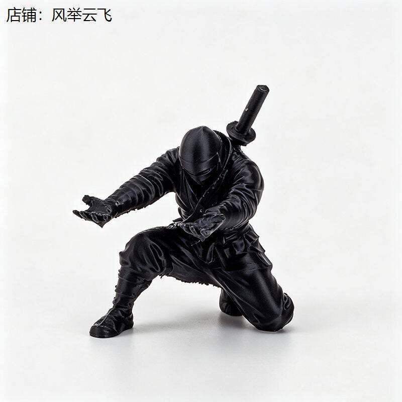 主人请用笔!忍者笔架摆件