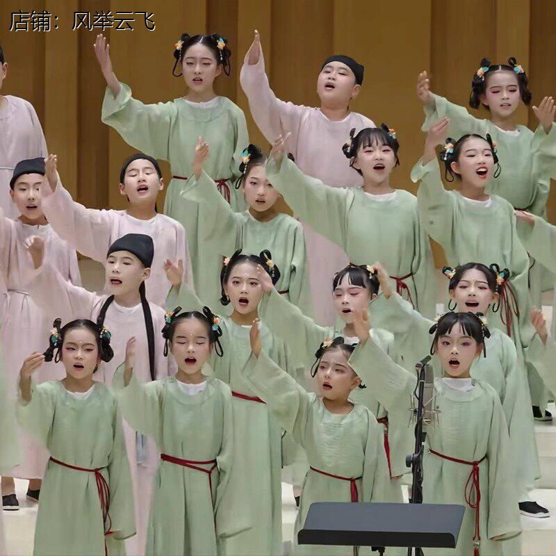 新款男女幼儿童将进酒古