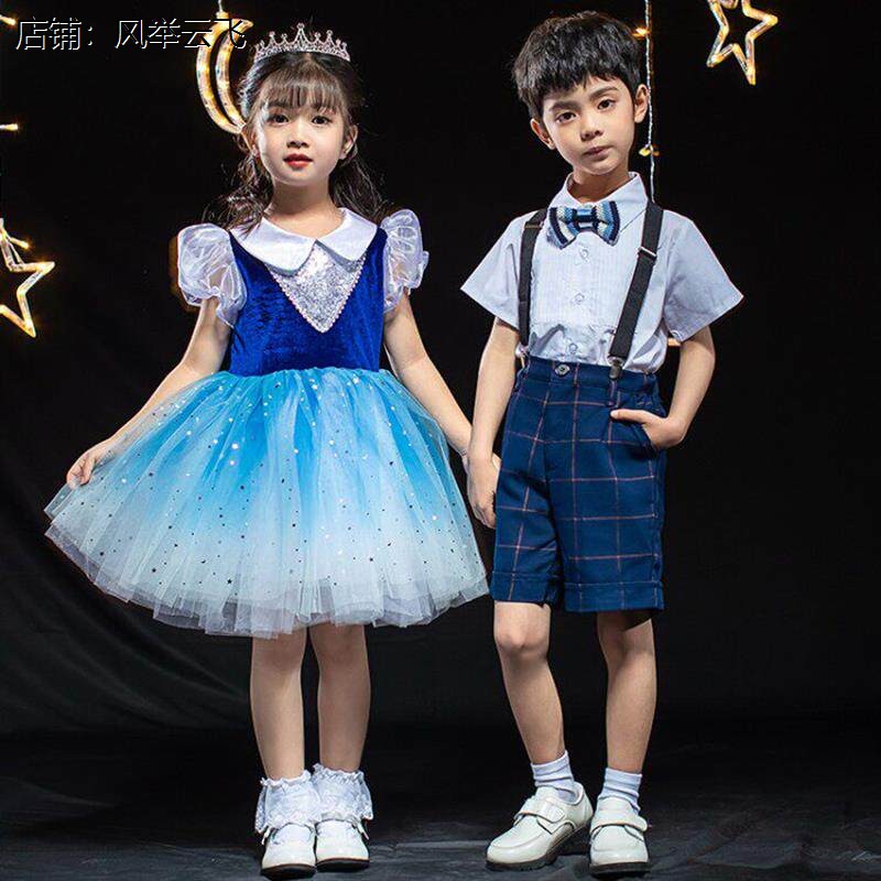 六一儿童合唱演出服抱婴