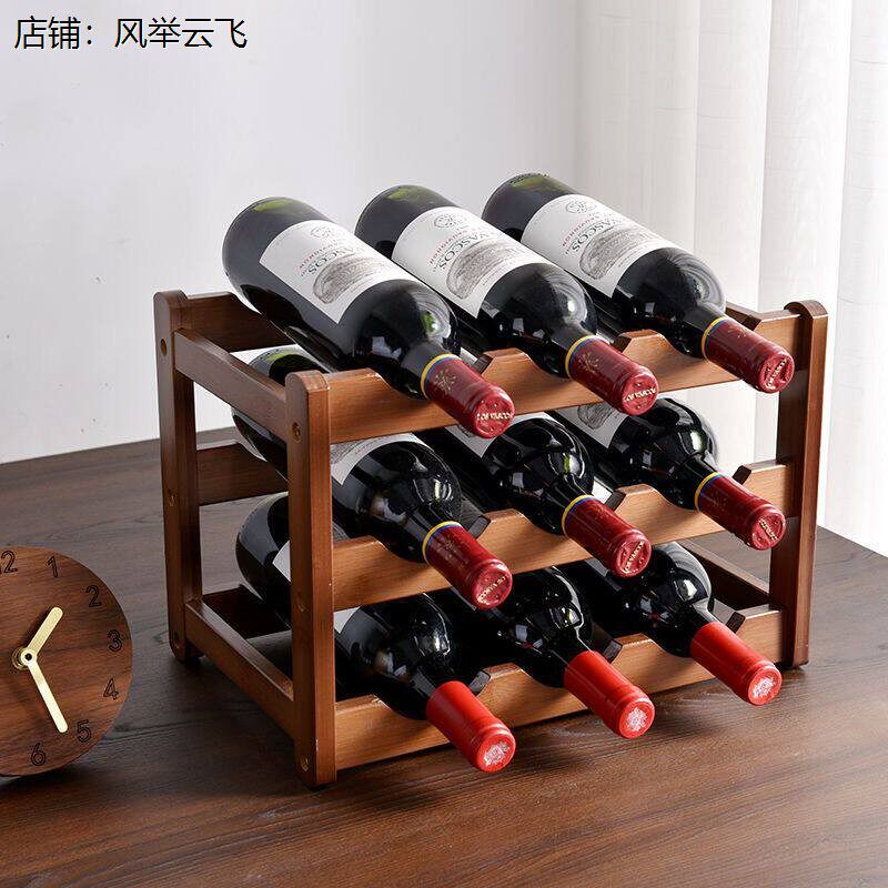 红酒置物架柜内摆件葡萄