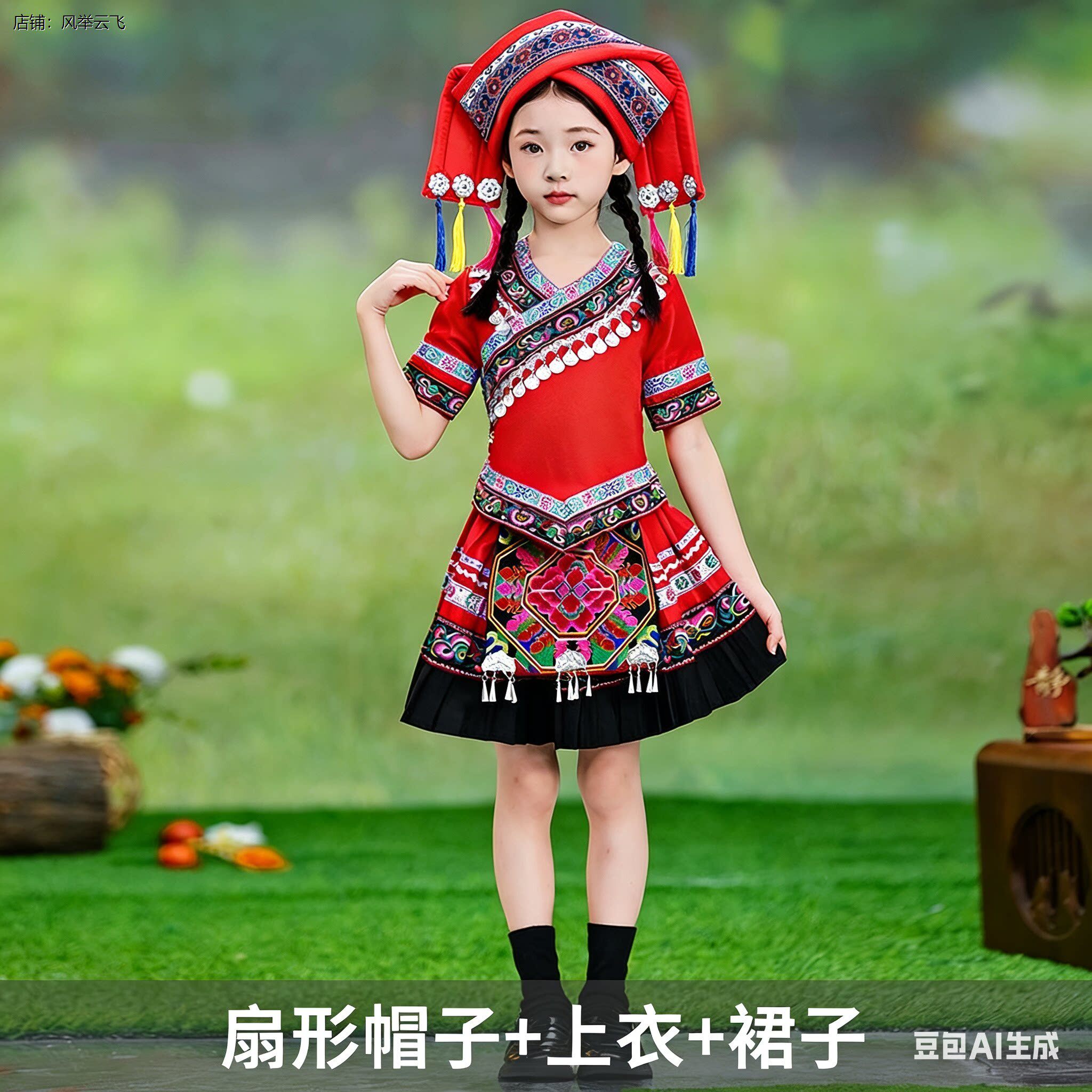 三月三服装男童短袖广西