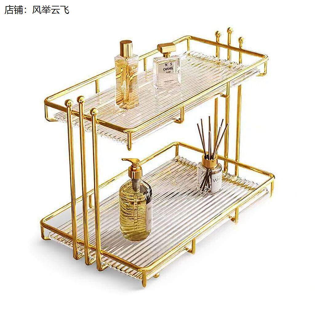 亚克力双层置物架卫生间