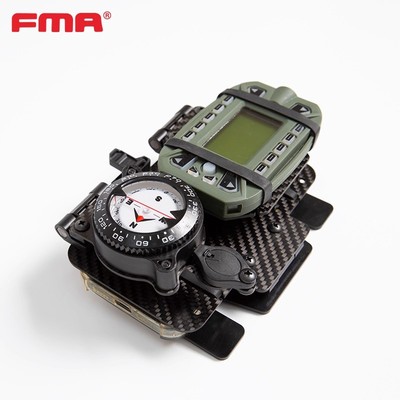 战术兵FMA多功能导航模块板户外运动跳伞轻量化多折页设计指北针