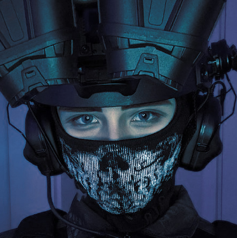 cos覆面系幽灵Keegan骷髅面具