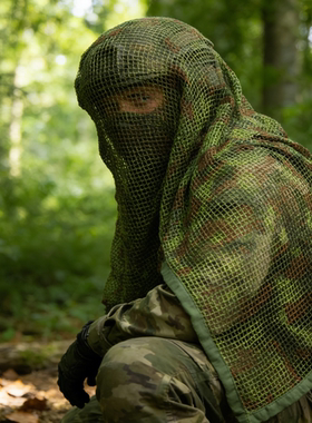 战术兵全气候透气战术大网巾迷彩围巾户外吃鸡野伪装防晒御寒防虫