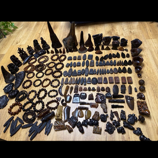 披毛犀角原石 原料 手串 摆件 吊坠等 高端角天然证书保真工厂