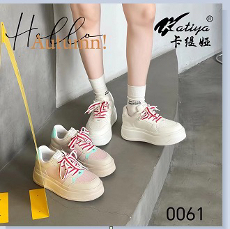 2025年新款时尚百搭厚底增高休闲运动板鞋 A49-0061