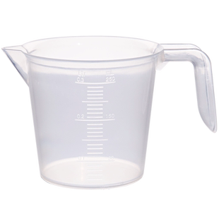 垒固直把塑料量杯 塑料量杯带盖量杯塑料烧杯pp加厚材质 直柄量杯 50ml/100/250/500/1000/2000/3000/5000ml