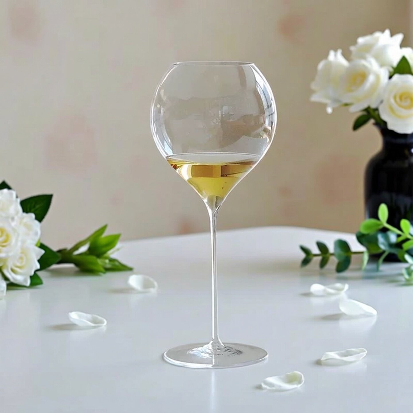 超薄红酒杯大肚杯细杆无极杯