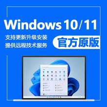 正版win10电脑系统重装专业版windows10 11家庭版远程安装服务11