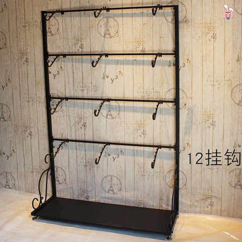 内衣架子展示架铁艺落地式内裤文胸罩货架靠墙免钉免打孔内衣货架