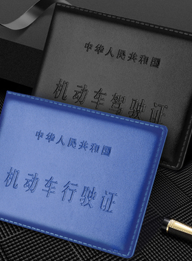 驾驶证皮套机动车男女驾照套保护套二合一汽车驾驶证件套行驶证本