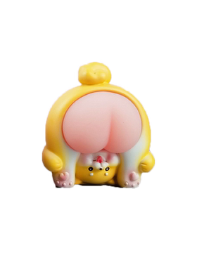 Q弹屁屁解压可捏摆件呆萌