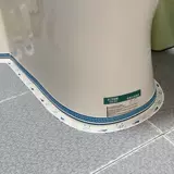 Туалет, наклейки, современный ковер, простой и элегантный дизайн