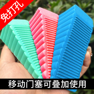 可叠加门挡顶门家用阻门器门吸卡门门塞楔子防风固定门阻透明防撞