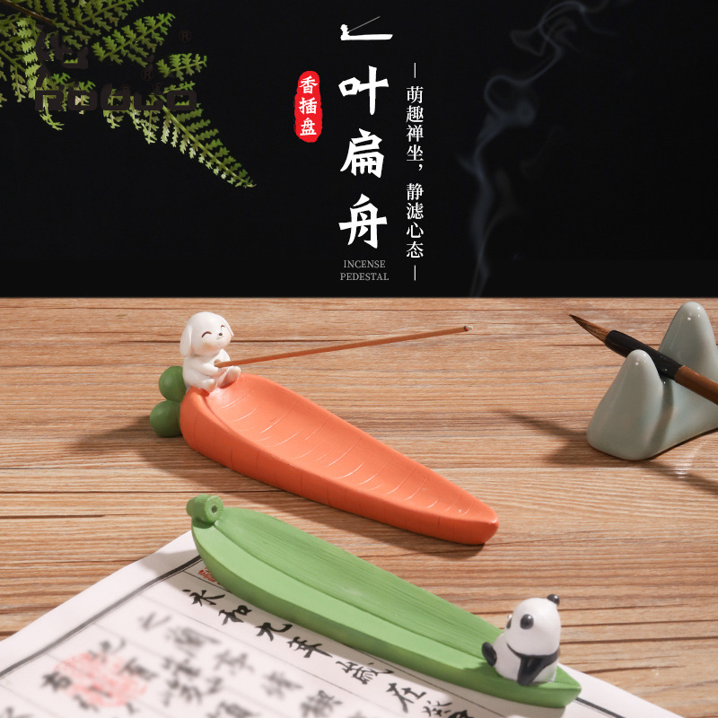 可爱小兔树脂摆件桌面