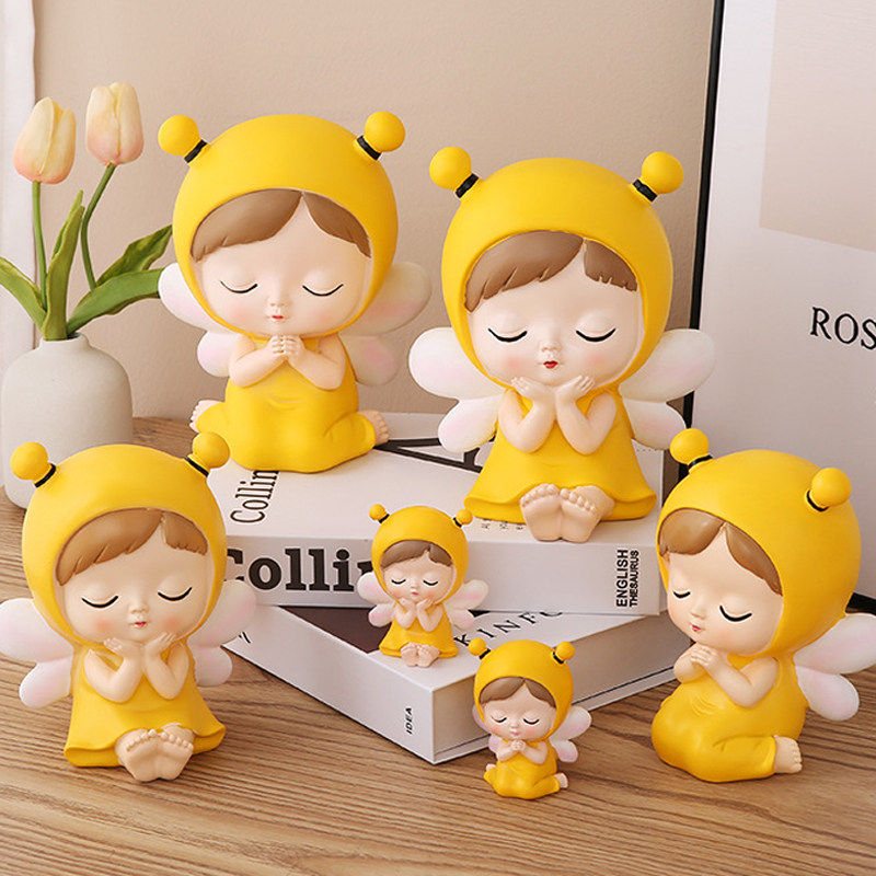 创意蜜蜂储蓄存钱罐可爱卡通桌面摆件房间布置装饰品儿童生日礼物