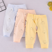 无骨防蚊长裤 新生婴幼儿夏季 12个月男女童宝宝春秋款 纯棉开裆裤