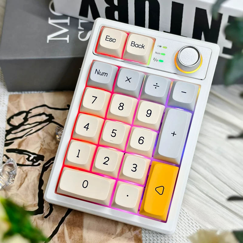 Kaiku K19 Беспроводная цифровая механическая клавиатура для ноутбука Bluetooth цифровой регулятор клавиатура зазорная структура