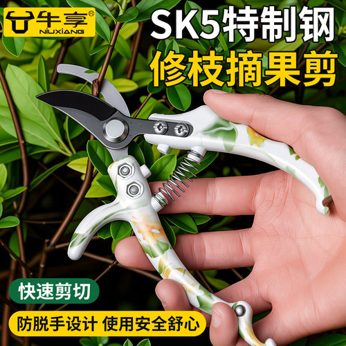 园艺剪刀-SK5特制钢-修花/绿植