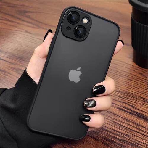 适用苹果17promax手机壳新款iphone15pro透明磨砂14高级感13防摔情侣12男女plus全包轻薄11小众16硅胶Air软边