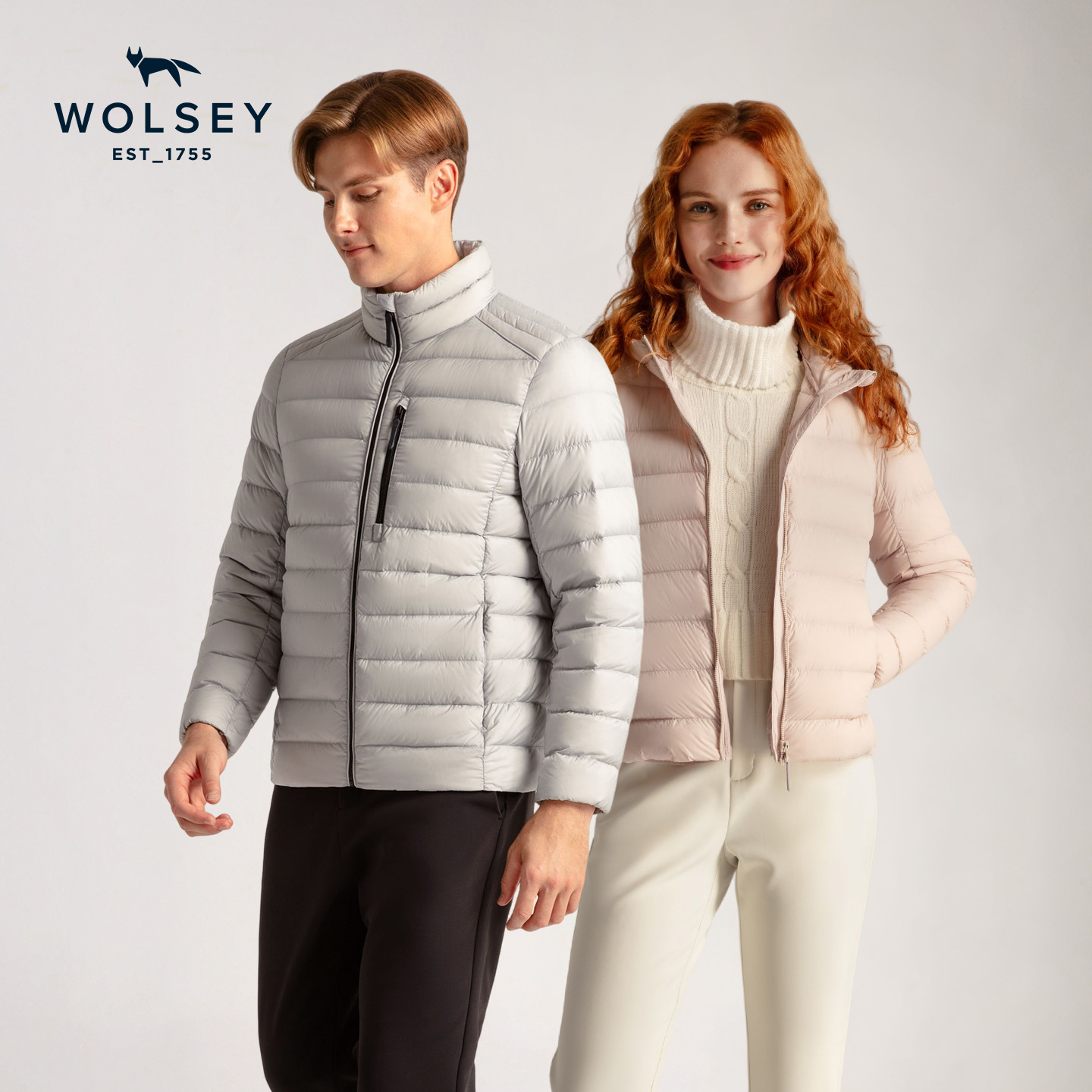 【90 鹅绒】Wolsey浮云轻薄羽绒服男女保暖外套排骨羽绒衣内胆